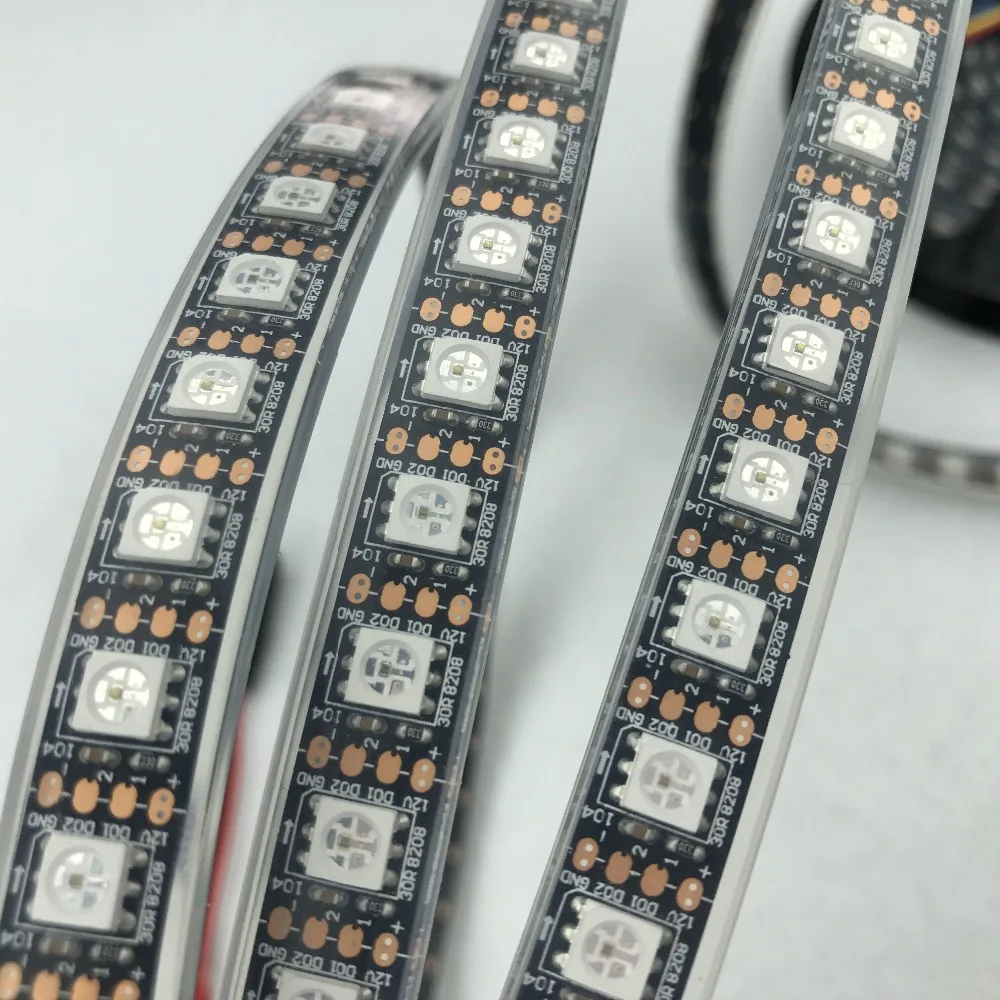 Модифицируемая Светодиодная лента RGB 5050 GS8208 (похожая на WS2813)DC12 в 90 светодиодный