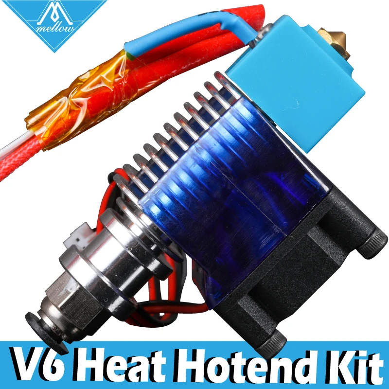 Mellowall Metalteflon Tube V6 Hotend 12V24V Remote Bowen Extruder Print J Head And Cooling Fan For Pt100 E3D huismerk kopen in de aanbieding Mellowall Metalteflon Tube V6 Hotend 12V24V Remote Bowen Extruder Print J Head And Cooling Fan For Pt100 E3D huismerk kopen in de aanbieding