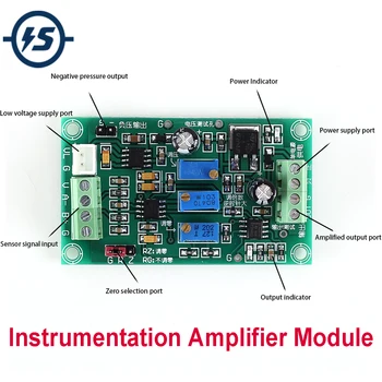 

AD620 Instrumentation Amplifier High Gain Differential Signal Programmable Amplifier MV Signal Pressure Weighing Power Supply