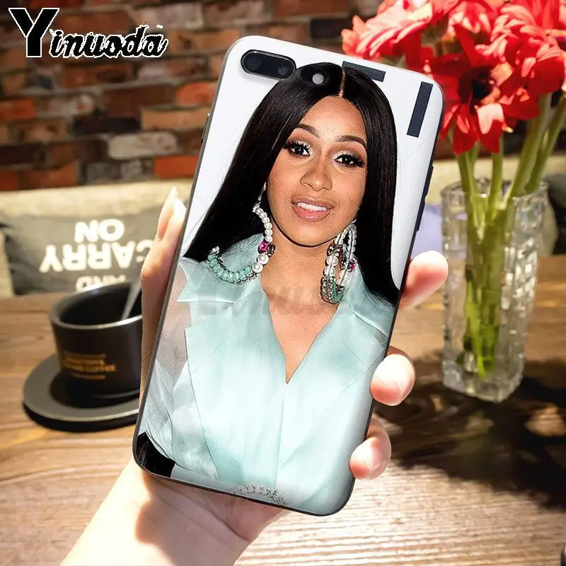 Yinuoda Cardi B геометрический Графический Модный Роскошный чехол для телефона Apple iPhone8 7 6 6S Plus X 5s 11pro SE 5C Чехол - Цвет: 5