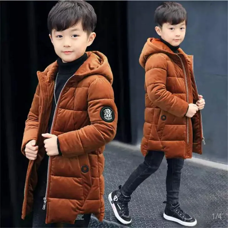 Boys cotton coat 2018 new font b children s b font winter font b clothing b