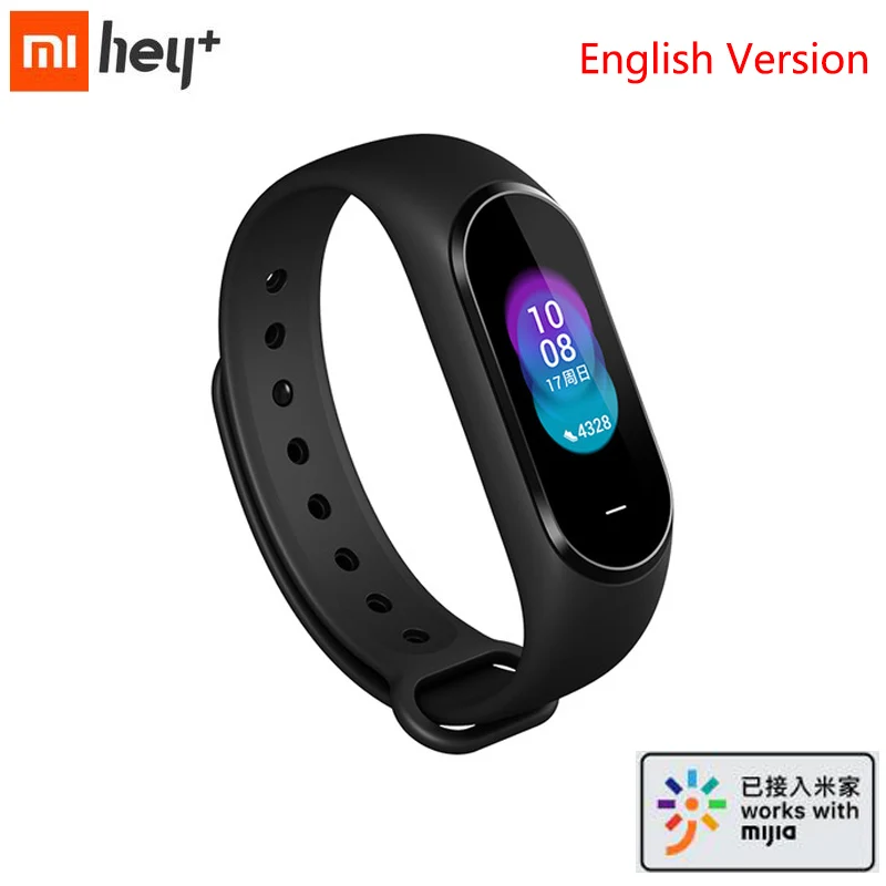 Xiaomi Hey + Plus 0 95 &quotAMOLED цветной экран NFC 5 атм водонепроницаемый монитор сердечного
