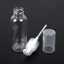 Пластиковые контейнеры аксессуары для путешествий Бутылочки для транспортировки 50 мл помпа для косметики диспенсер для косметики контейнер высокого качества