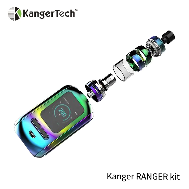 2019 оригинальный набор Kanger Ranger Box Mod электронная сигарета OLED с емкостью 3 8 мл RANGER
