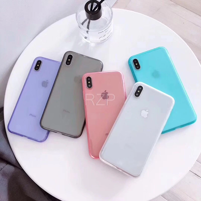 Чехол RZP для телефона iPhone 6 s 7 XR Xs 11 Pro Max чехол бампер Apple 8 Plus защитный чехол|Бамперы|