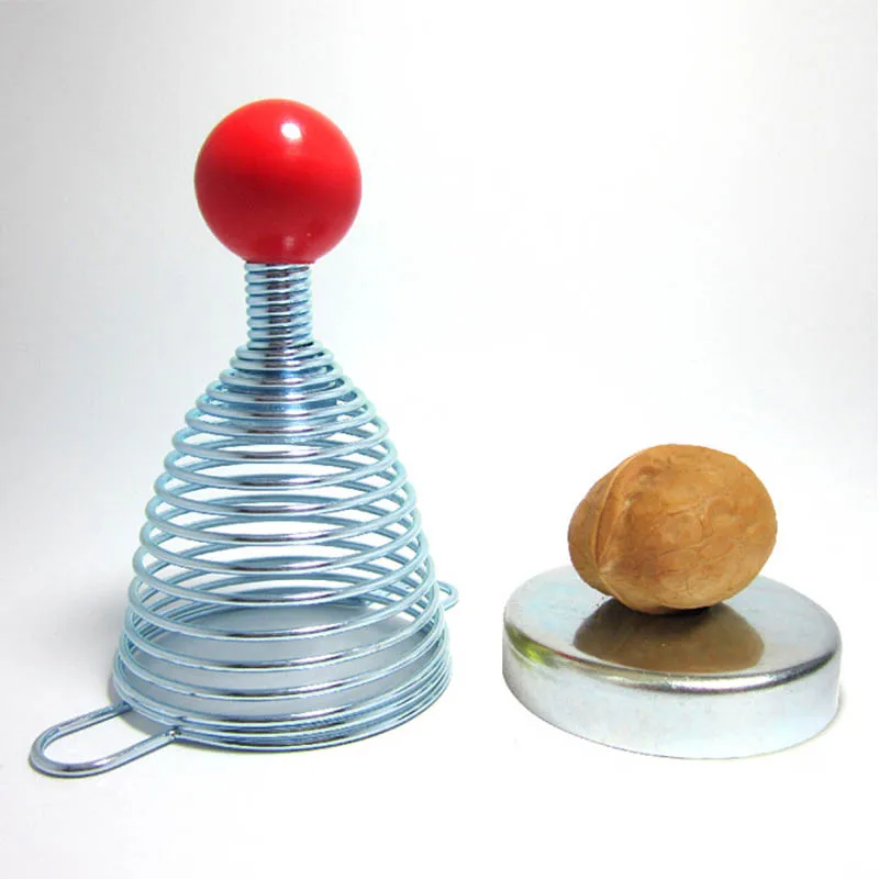 

Nut Crackers Stainless Steel Kitchen Gadgets Walnut Tools Spring Nutcracker Open Walnut Artifact 1 PC Portable