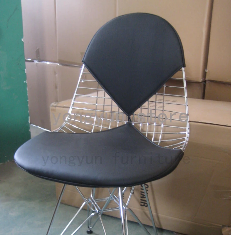 

Wire Chair Cushion, Pads Cushion for Wire Chair seat Pads, dining Chair Pad PU material-only the PAD, no chair