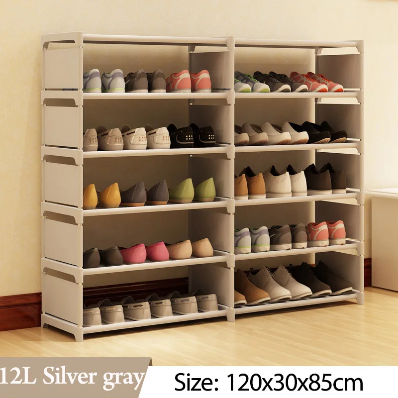Multi Layer Shoes Rack Nonwovens Modern Simple Non-woven Fabric Foldable Furniture Home Storage Organizer Holder Space Saving