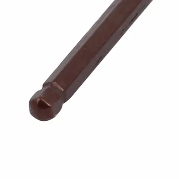 

Uxcell Hot Sale 5 Pcs 1/16-inch S2 Tool Steel Long Arm Ball End Hex Key L-Wrench 90mm Length