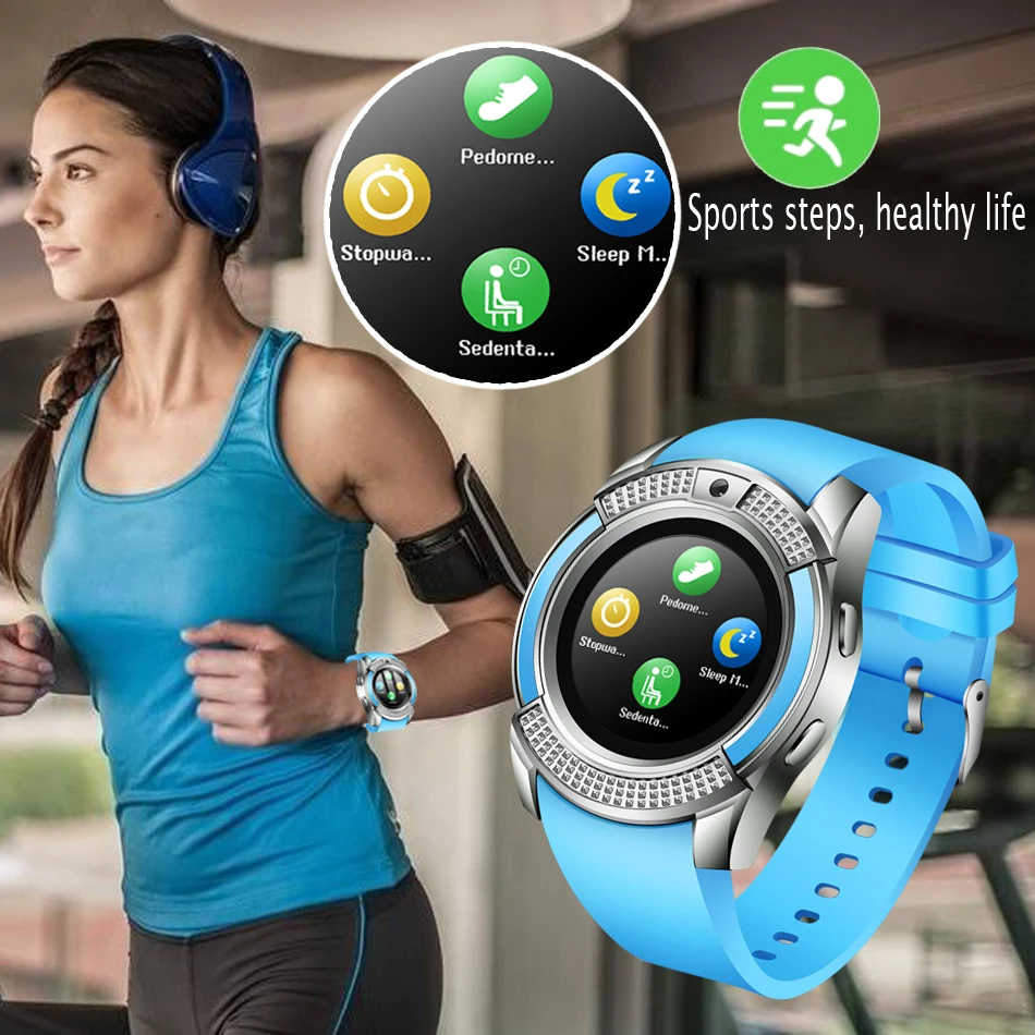 LIGE Bluetooth Смарт-часы 1,2" круглый экран Поддержка SIM/TF карта камера SmartWatch для samsung Xiaomi Android смартфон