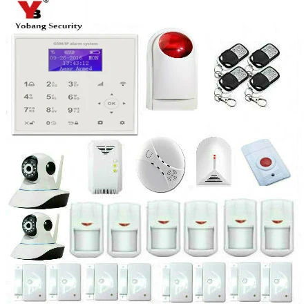 YobangSecurity Wifi GSM GPRS Home Burglar Security font b Alarm b font System Wireless Siren Ip