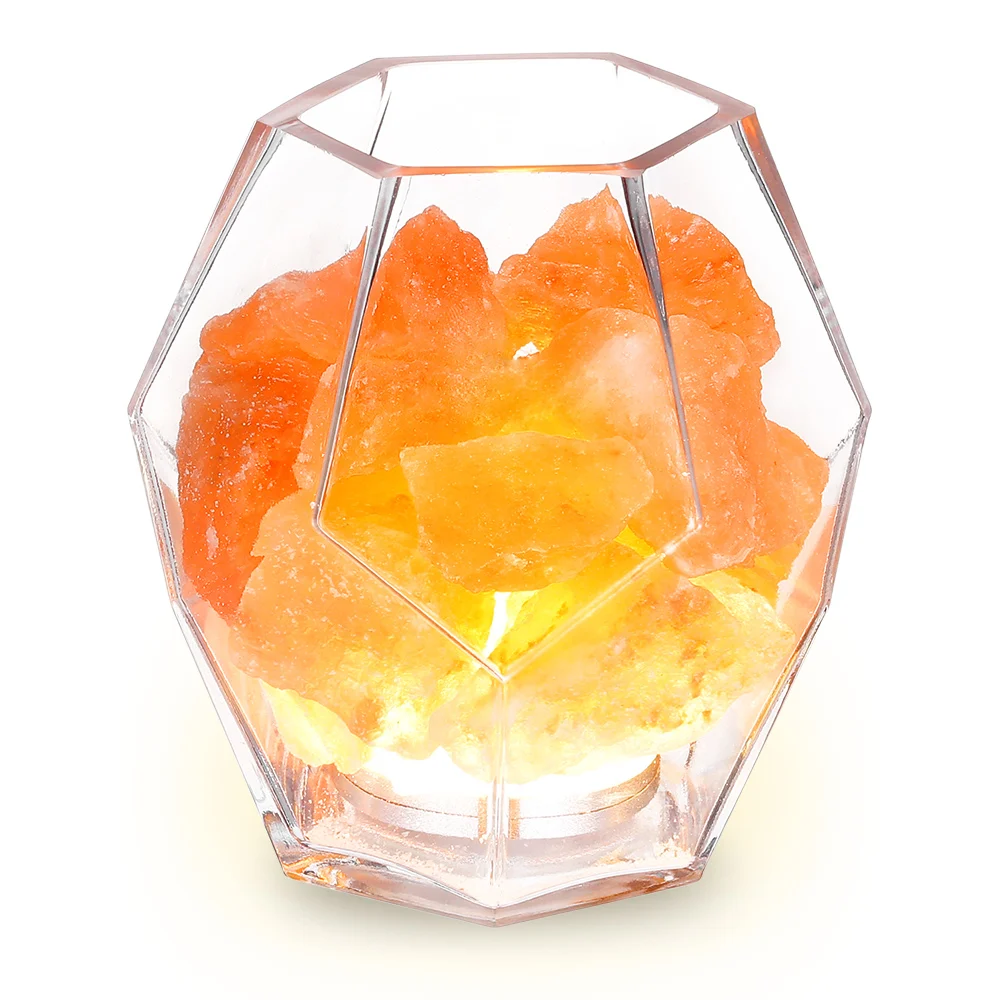 

Inlife M - 105 Crystal Salt Lamp Dimmable LED Light With Air Purifying Function Beautiful Light For Bedroom Office Z30