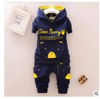 

2018 Fashion Autumn Baby Boy Girl Clothes Long Sleeve Top + Pants 2pcs Sport Suit Baby Clothing Set Newborn Infant Clothing