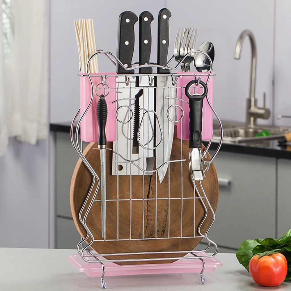 Kitchen Rack Cutlery Rack Kitchenware Cutting Board Holder Multifunctional Kitchen Storage Chopsticks Spoon Storage Tool
