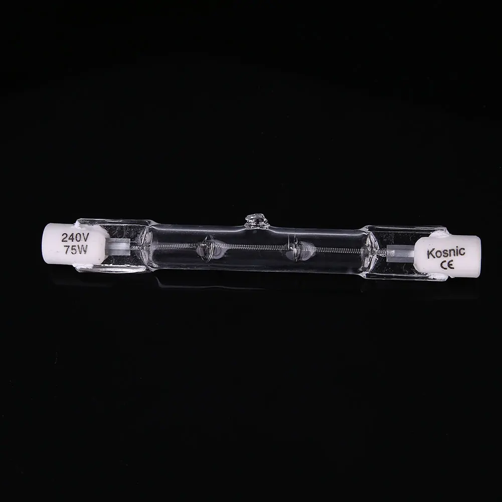 R7S AC220-240V 75W Halogen Light Iodine Tungsten Lamp Bulb Lighting Fixture