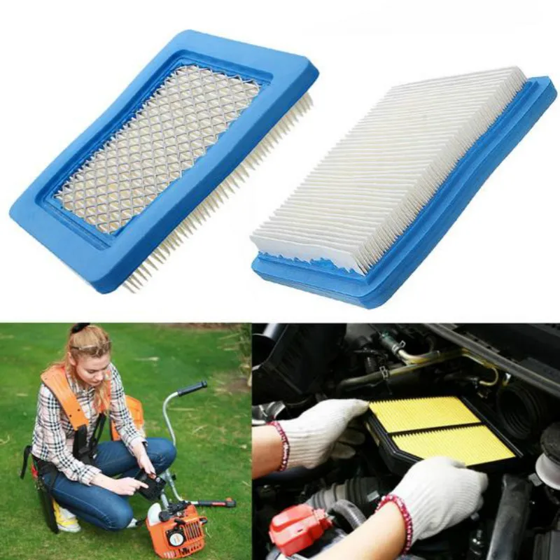 

High Quality Square Air Filters Mower Accessories Imported HEPA Filter Paper Filter Element For Briggs Stratton Air Filter