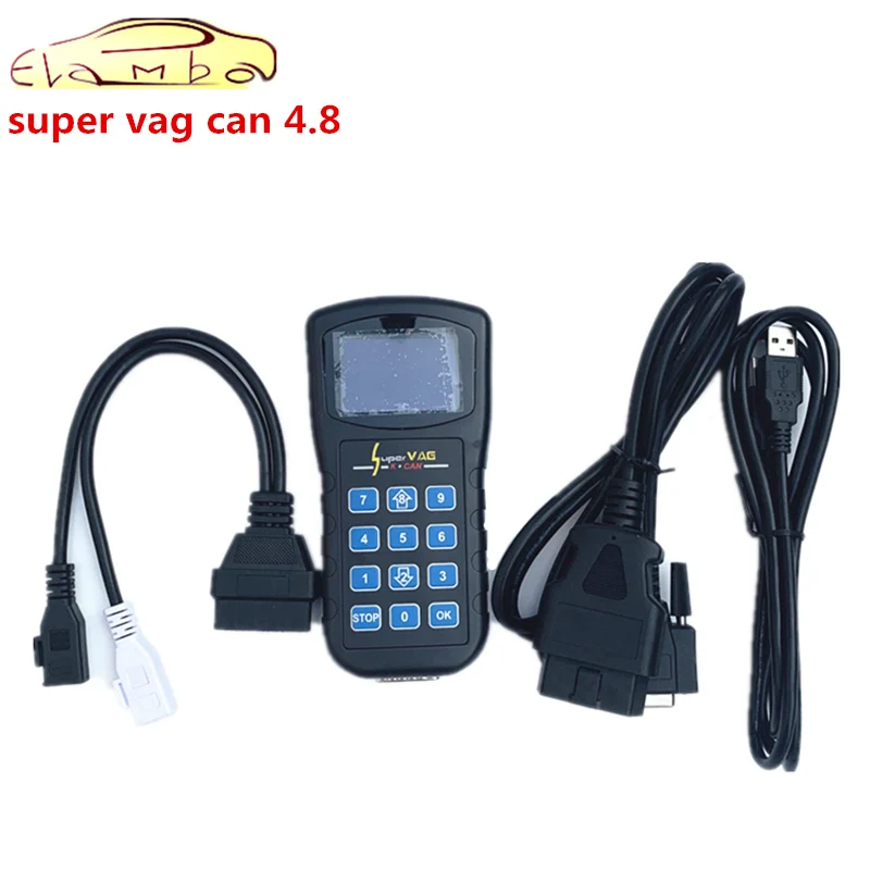 

Newest Super Vag K+Can 4.8 commander Super VAG 4.8 Odometer correction multi-language Super VAG K CAN 4.8 Free Shipping