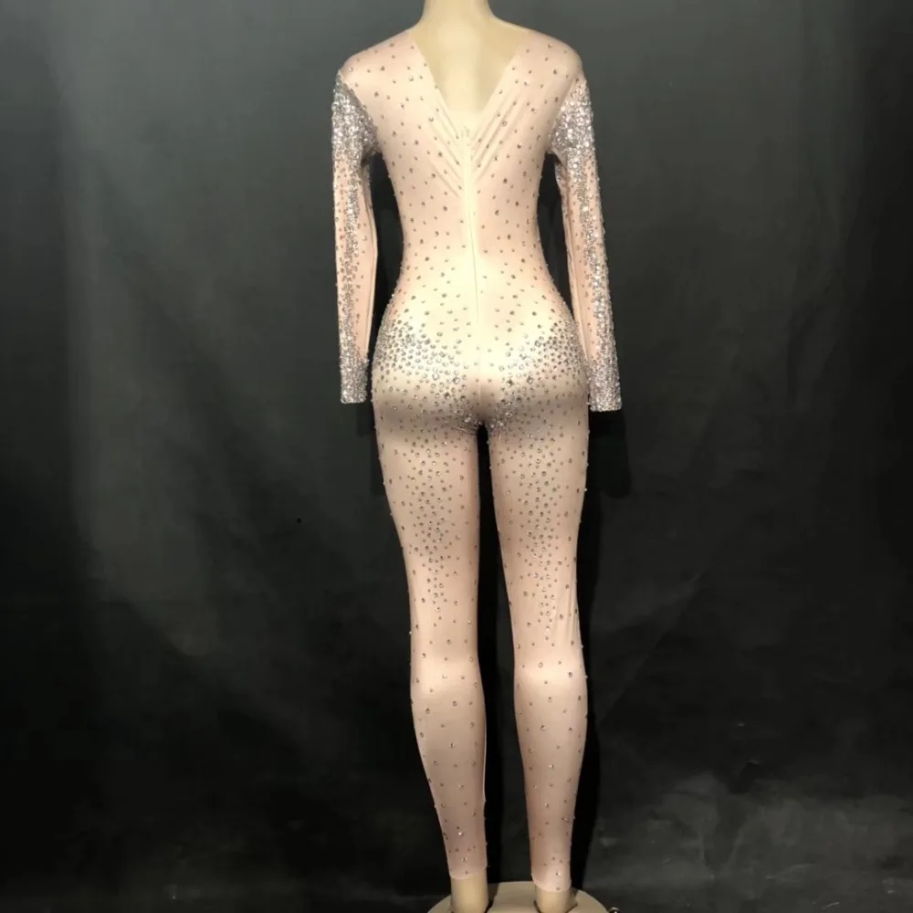 Strass Femmes Impression Partie Usage Costume De Sexy D'étape Salopette 2019 3d Body Performance Mousseux Discothèque Poitrine Nouveau wRxTdqdXC