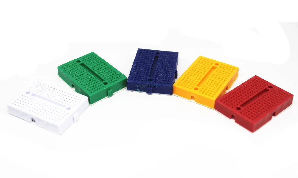 

5PCS Mini color breadboard SYB-170 35*47*8.5mm test board universal board can be stitched