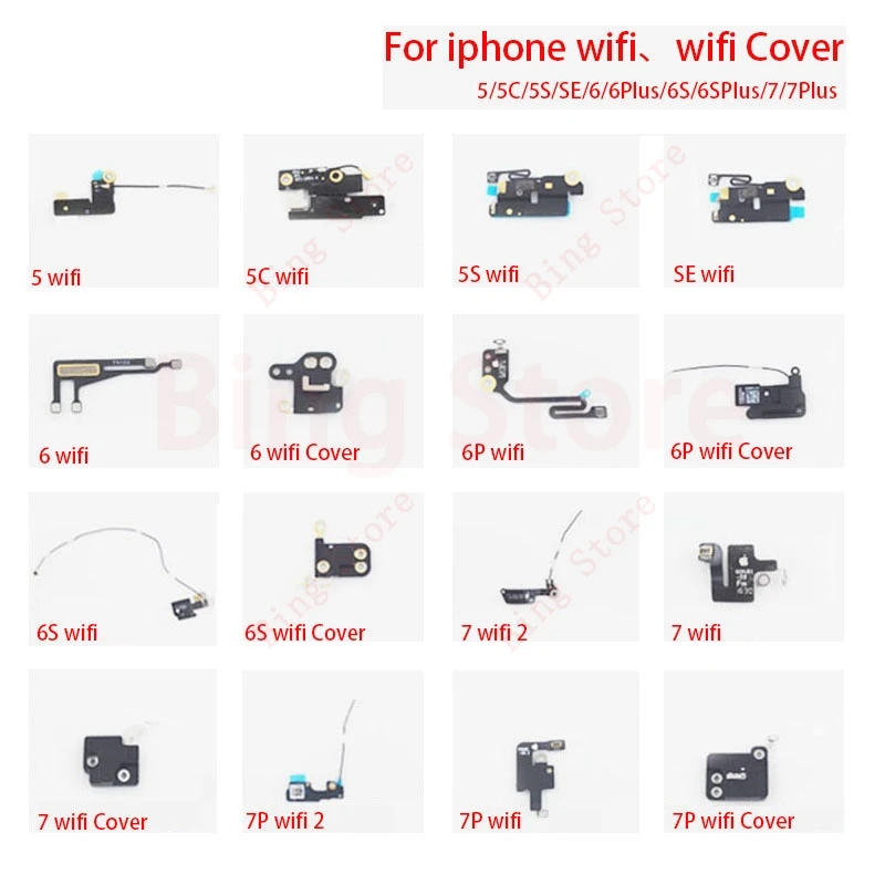 Для iPhone 5 5S 5C SE 6 6Plus 6S 6S Plus WiFi антенный кабель антенна Wifi крышка сигнальная линия гибкий кабель