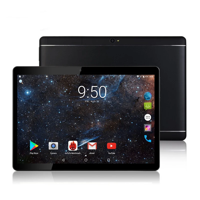 Бесплатная 10,1 дюймов Tablet PC 3 г 4G ОС Android 6,0 Dual Sim карты встроенный WCDMA памяти двойная камера 2.0MP 1280*800 ips