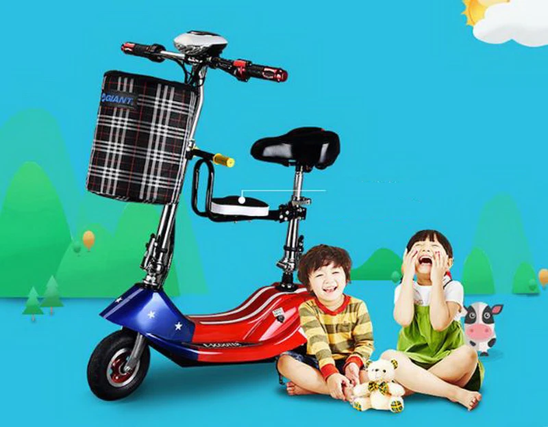 Perfect 261022/Electric scooter / mini electric car / portable small battery car / folding electric bicycle/Stainless steel pedal 3