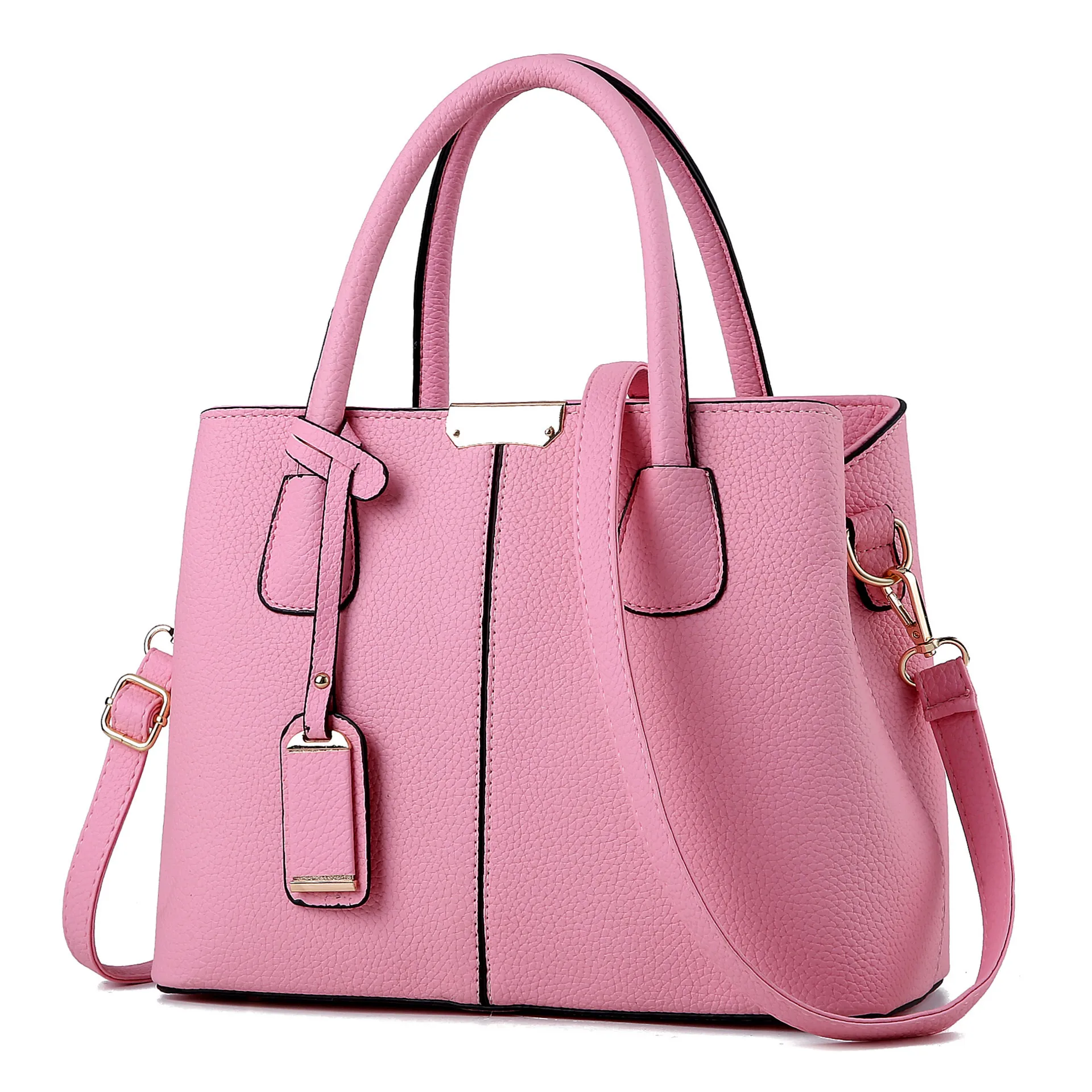 

2019 Spring and summer new women's bag simple fashion handbag trend single shoulder oblique cross large bag