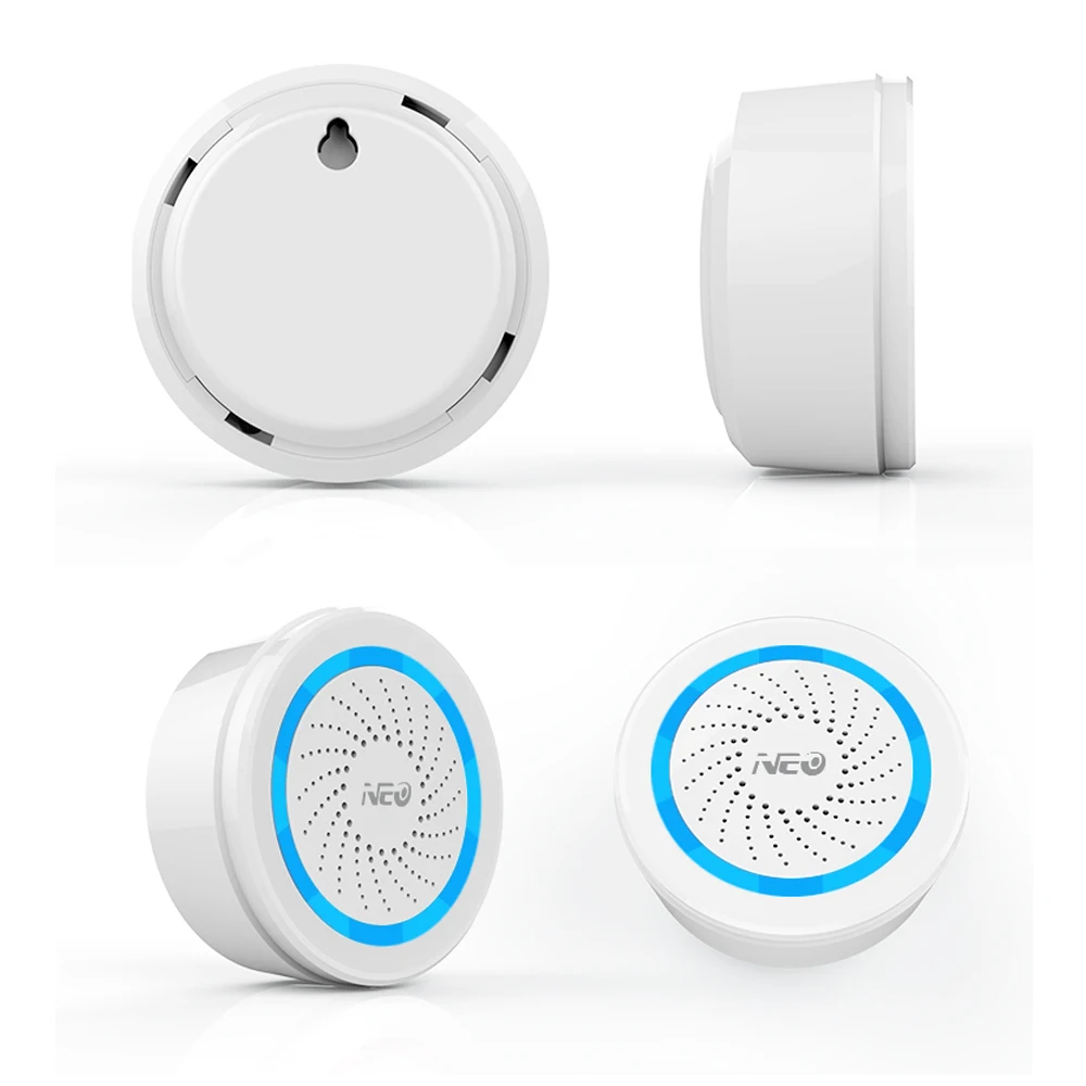 EU Version Z wave Sound Alarm Siren Sensor Battery-Powered Can Be Charged with USB For Z-Wave Wireless Home Automation System