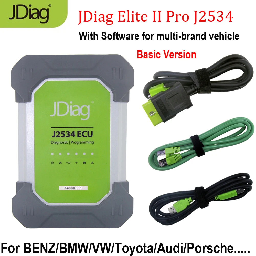 

2019 JDiag Elite II Pro J2534 ECU Diagnostic Programming Tool Basic Version Jdiag J2534 ECU Programmer Car Diagnostic Tool