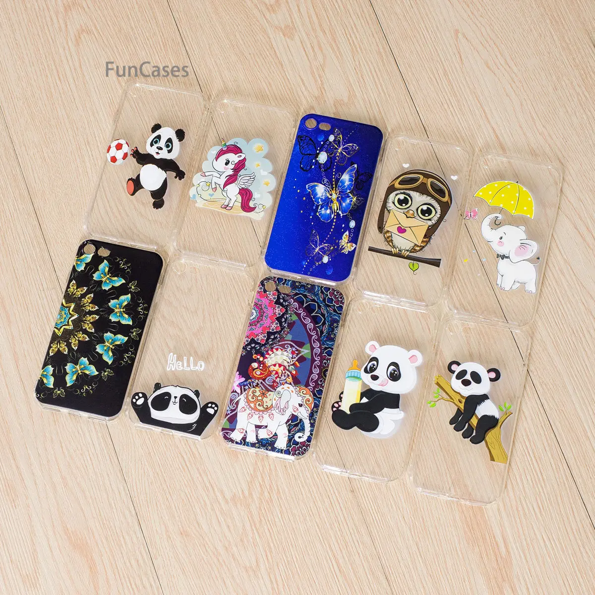 Lucu Panda Telepon Kasus Estuche sFor iPhone 7 Lembut TPU Kembali penutup Kasus Metallic Telepon Aksesori Untuk iPhone 8 Handphone Ajax Mewah
