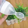 Biberón exprimidor de silicona para bebé recién nacido, cuchara de arroz de entrenamiento, suplemento alimenticio de Cereal infantil, comedero seguro, herramientas de vajilla ► Foto 2/6