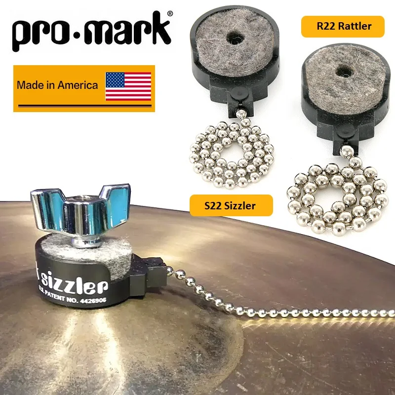 Pro-Mark Fits cymbals 22/" or less. Sizzle Promark by D/'Addario Sizzler S22
