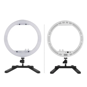 

30w Dimmable Fill Light 3200k-5600k13 Inch Selfie Desktop Led Ring Light For Photo Studio Live Streaming Photography For Iphone