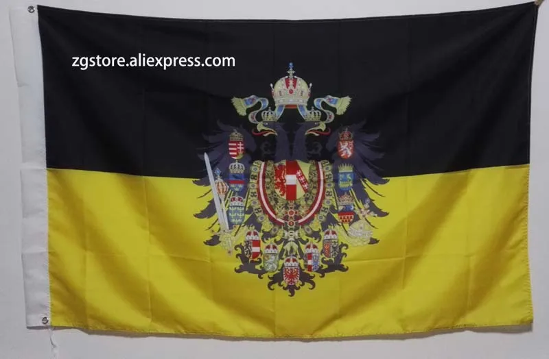 Императорский герб империи австрийского флага индивидуальный баннер | Флаги, баннеры и аксессуары -32924303579