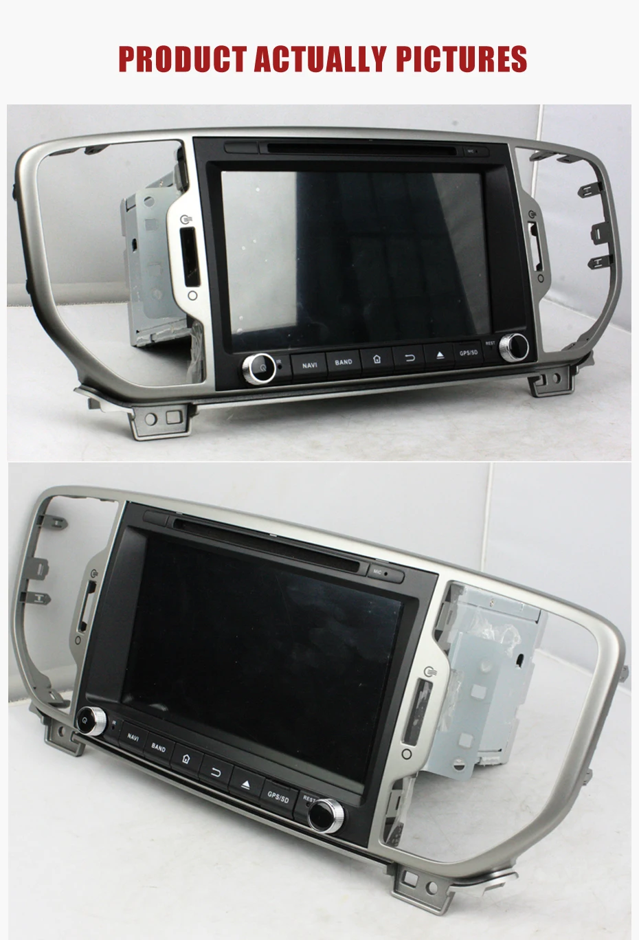 Perfect KANOR Android 9.0 Octa Core 4+32g Car DVD Player for KIA Sportage 2016 car radio audio video player 2 din gps navigation 12