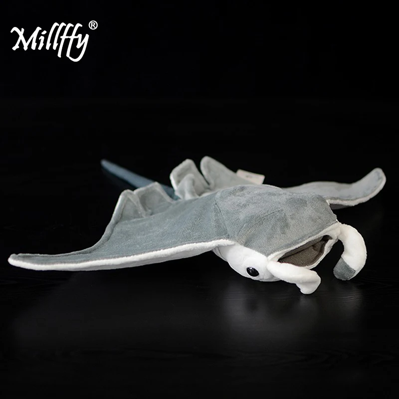 

Dropshipping 15" Cute Realistic Devil Fish Plush Toys Devil Flying Rays Stuffed Animals Toys Stingray Manta Ray Dolls for Kids