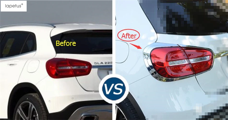Us 3742 19 Offaksesoris Untuk Mercedes Benz Gla 200 220x156 2015 2016 2017 Gaya Terang Belakang Tailgate Lampu Lamp Molding Cover Kit Trim In