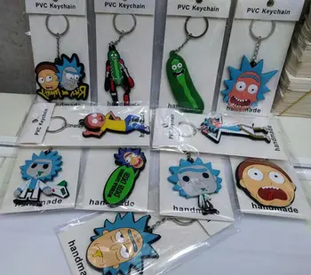 

mix 50 pcs cartoon PVC keychains Anime PVC pendant key chain
