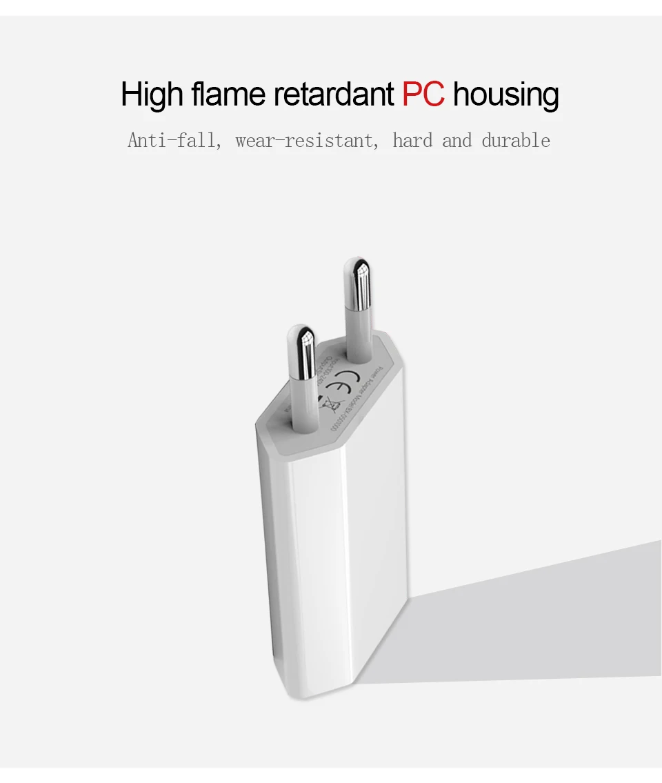 Travel Wall Charge Charger Power Adapter 5V 1A European EU Plug USB AC Charger For Apple iPhone 6 6S 7 Samsung S7 Mobile Phone (6)