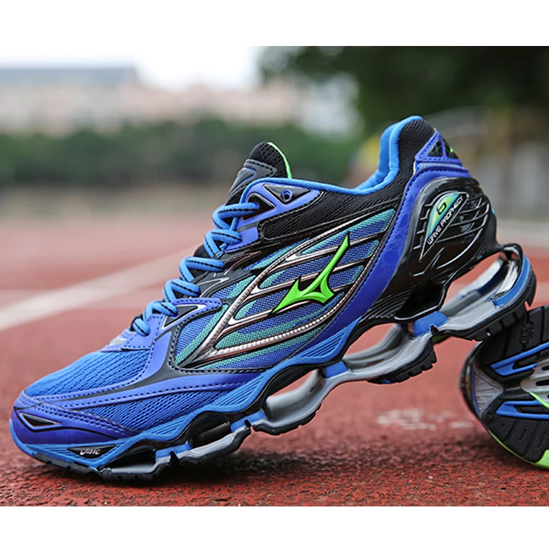 

Mizuno Wave Prophecy 6 Professional Men Shoes Hot Sale Stable Sports Running Shoes For Men Blue Weightlifting Shoes Size 40-45