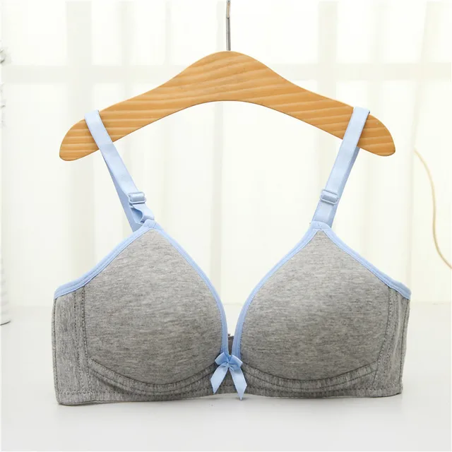Mozhini AB Small chest Bra Cotton Student Girl lady bra Underwear Dot