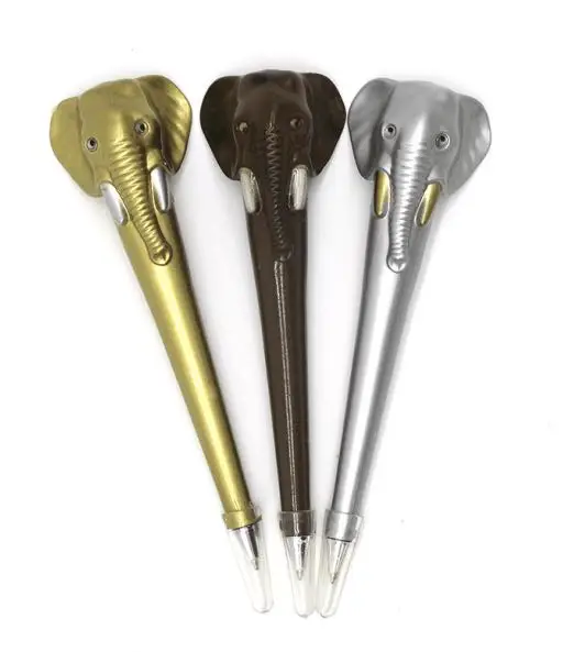 

100pcs/lot New arravial crative elephant pen Promotional forest series multi-colour zebra horse ballpoint pen animalgift pen