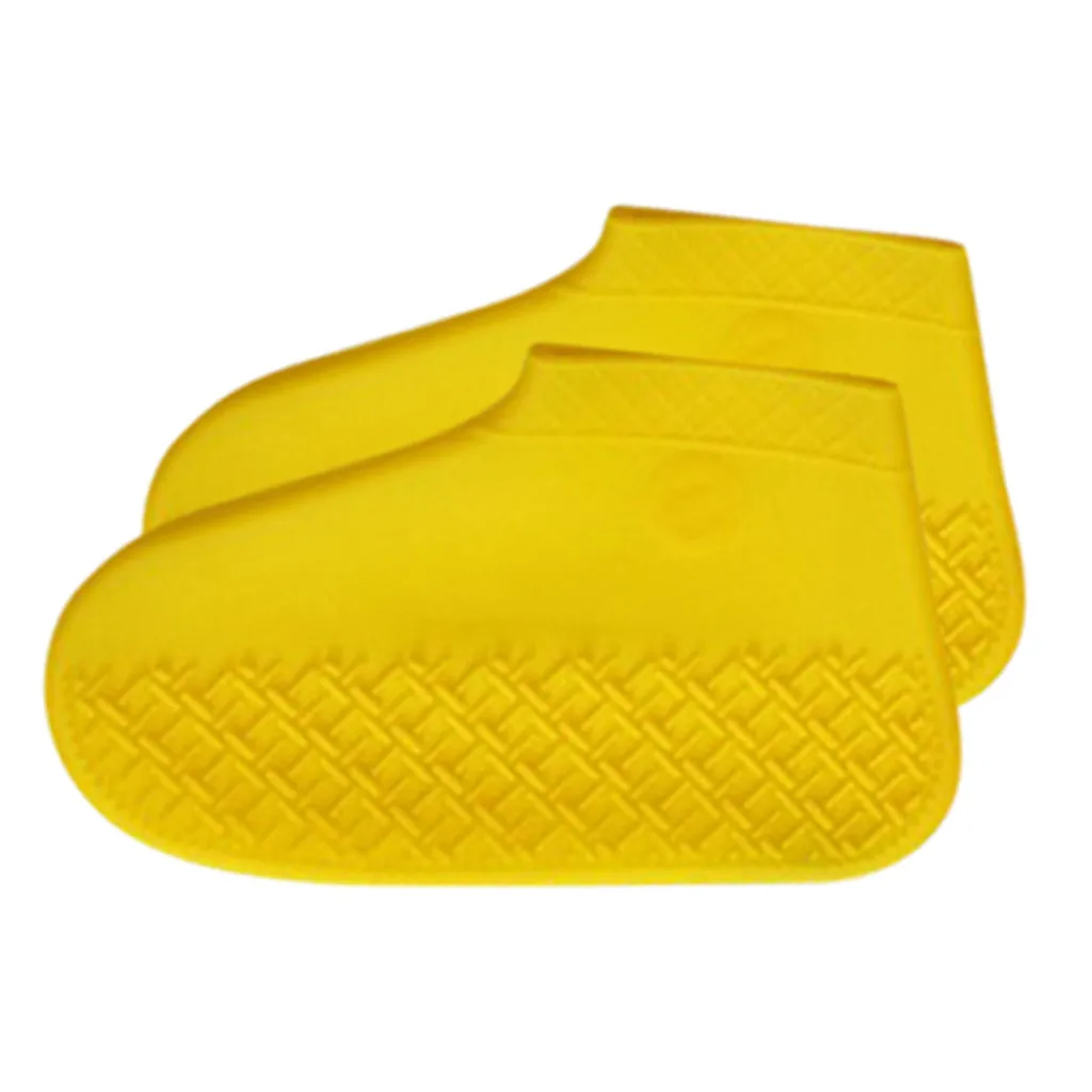 Латексные бахилы силиконовые велосипедные дождевые ботинки бахилы Многоразовые водонепроницаемые утолщенные нескользящие носки Защита ног d3