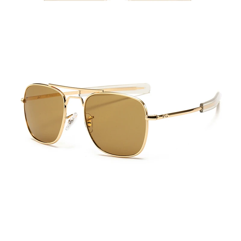 Мужские модные большие квадратные солнцезащитные очки для женщин очки для вождения очки тени солнцезащитные очки Новинка металлическая оправа зеленые линзы UV400 L3