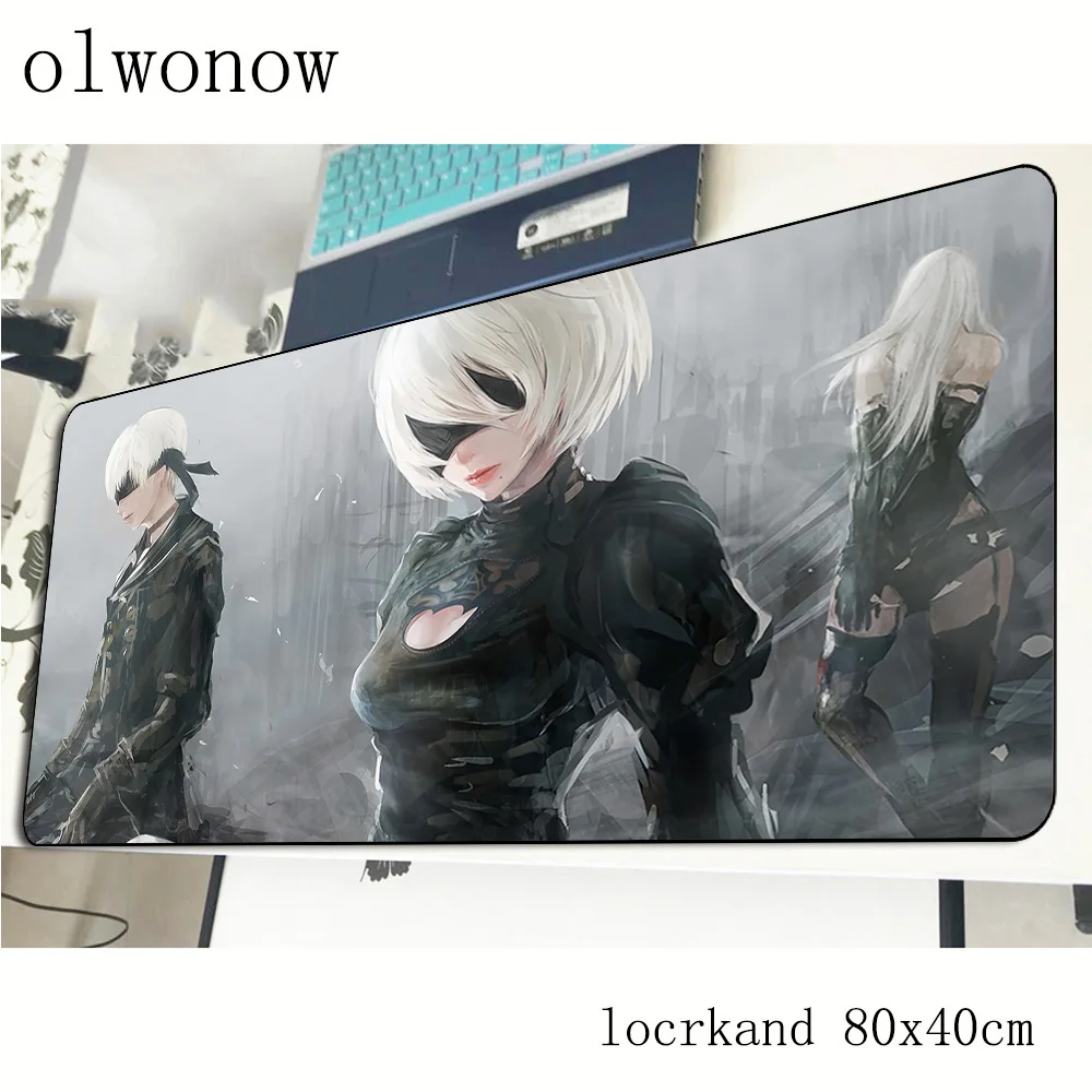 Коврик для мыши nier automata игровой коврик 800x400x3 мм большой компьютерного стола |