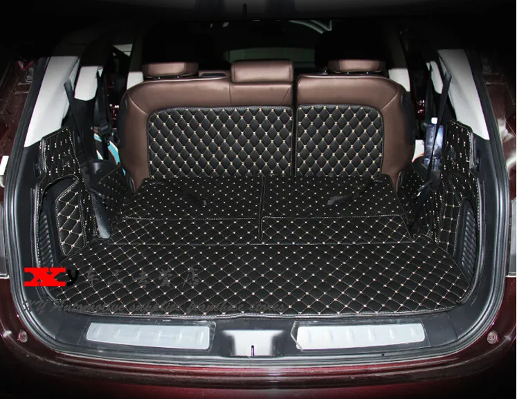 Top Quality Special Trunk Mats For Nissan Pathfinder 7seats 2016 Top Quality Special Trunk Mats For Nissan Pathfinder 7seats 2016 Waterproof Boot Carpets 2017
