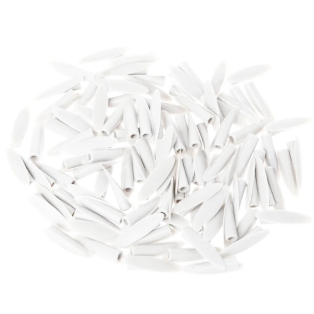 100 шт карманные заглушки пластиковые колпачки деревообрабатывающая система для скрытия отверстий белая упаковка - Цвет: White