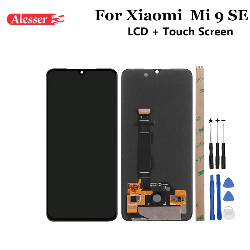 

Alesser For Xiaomi Mi 9 SE LCD Display and Touch Screen Assembly Repair Parts 5.97" With Tools And Adhesive For Xiaomi Mi 9 SE