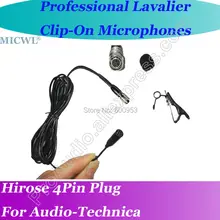 Micwl ME2 Беспроводной петличный микрофон Lavalier для Audio-Technica поясной микрофон Системы хироз 4Pin плюс