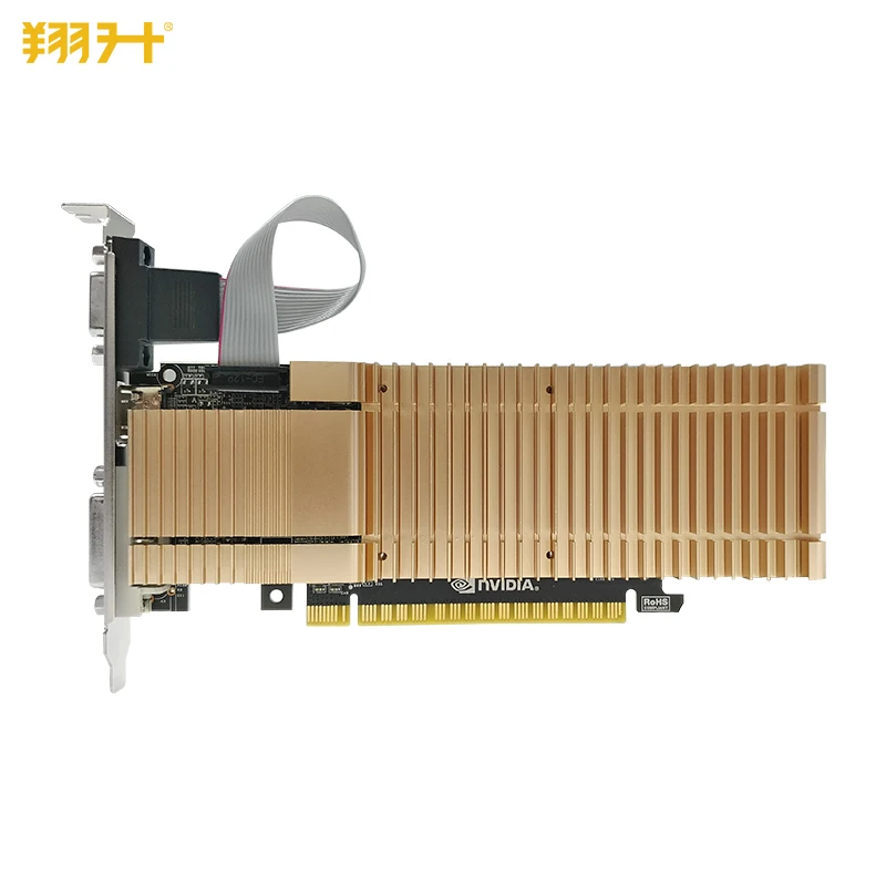 Новая Оригинальная видеокарта ASL GT710 slp knife 1G GDDR3 64bit видеокарты для nVIDIA VGA карты Geforce